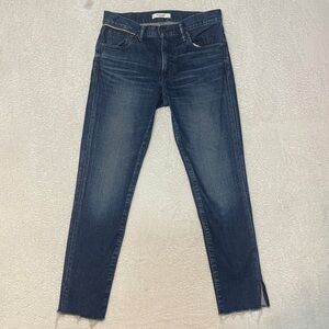 Moussy Vintage Emma Skinny‎ NS Cropped Raw Hem Classic Luxury Jeans Women's 26